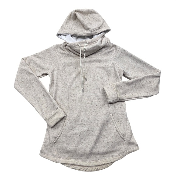 Marmot Tops - Marmot Tashi Pullover Hoodie Cowl Neck Fleece Lined K48550 Beige Womens Small